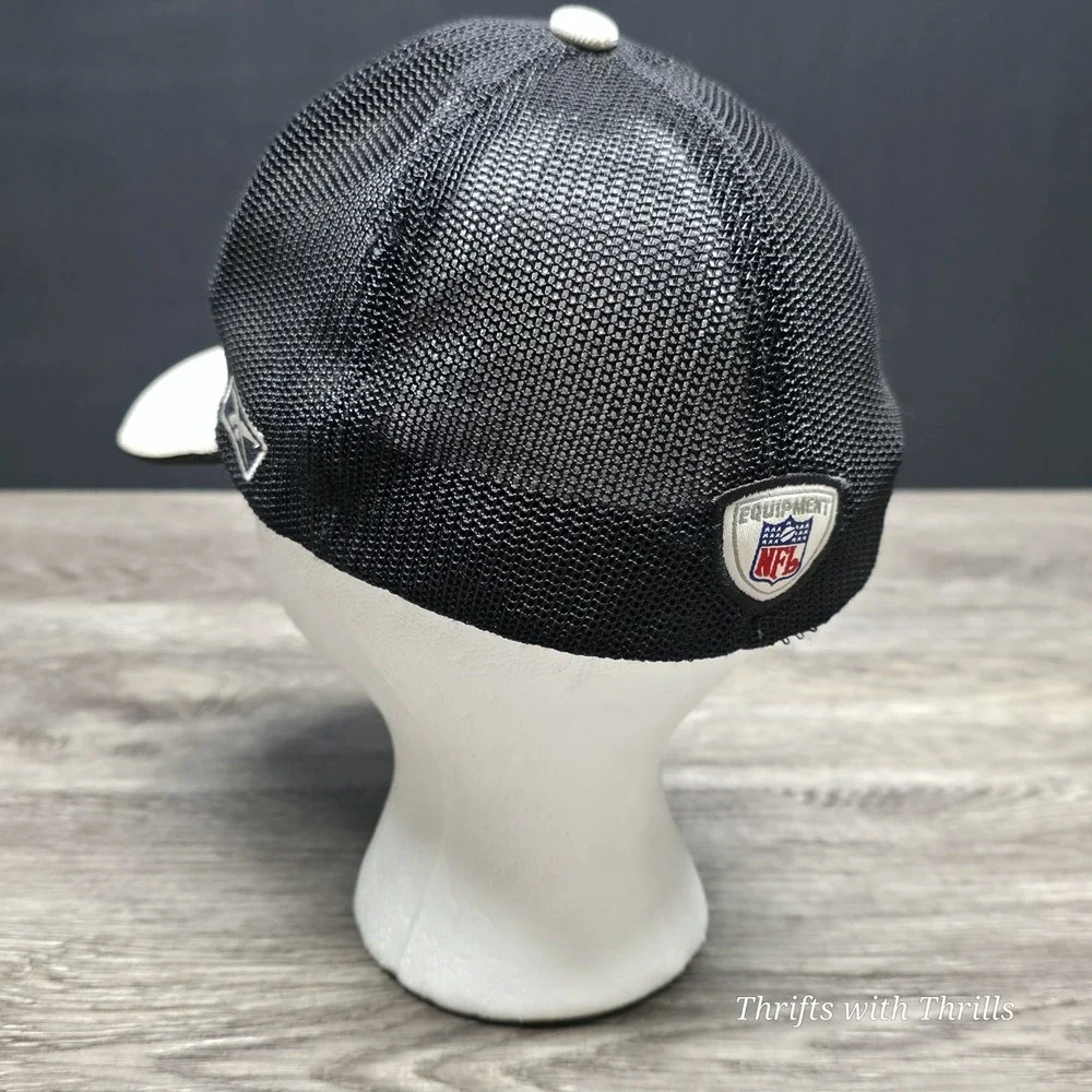 Vintage NFL Raiders Hat - Reebok Authentic Sideline Hat Fitted - One Size